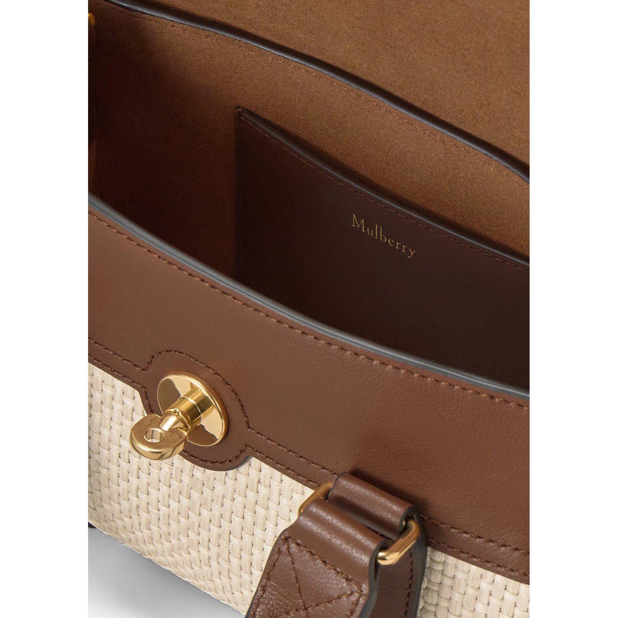 Mulberry HERITAGE RAFFIA MINI BAYSWATER