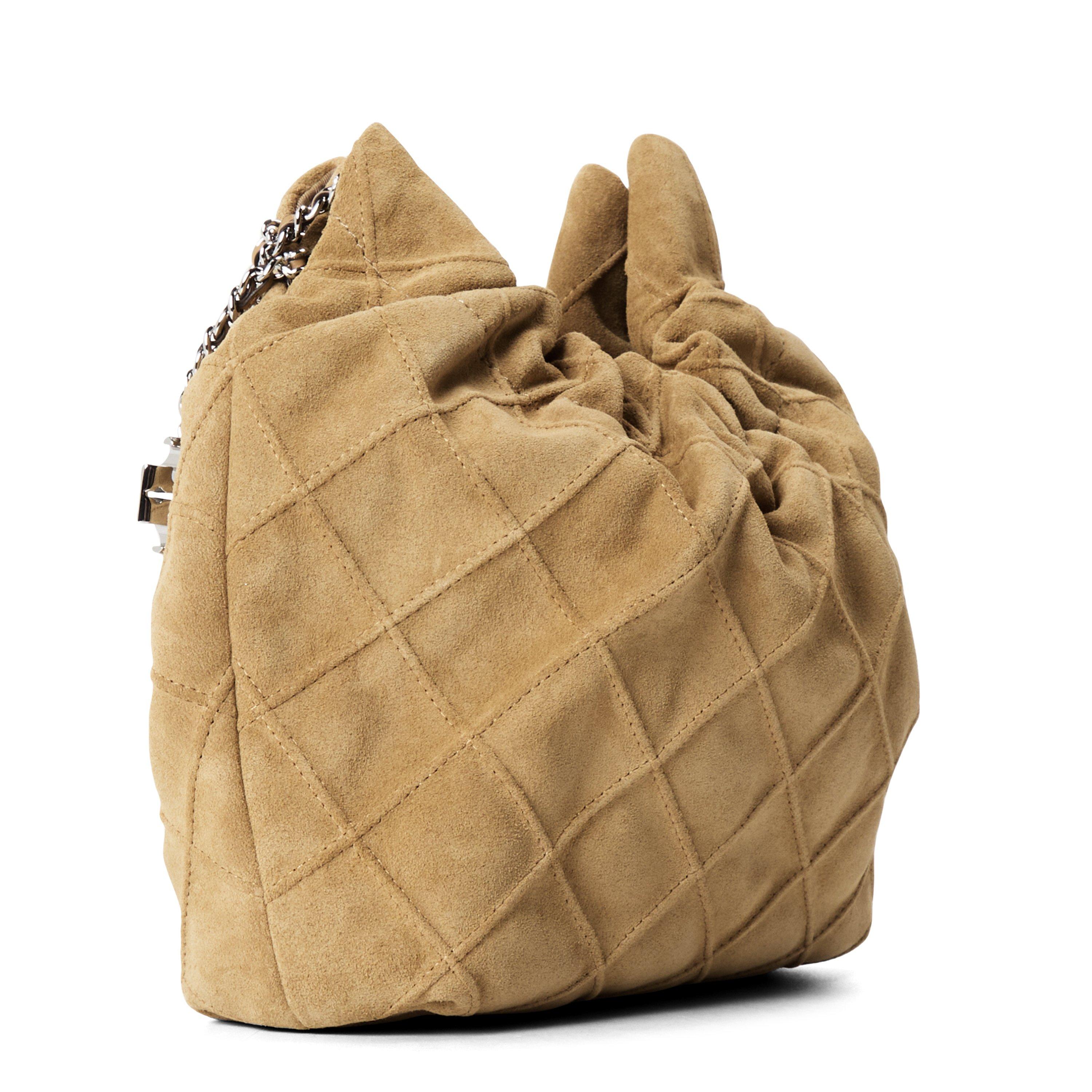 Tory Burch Fleming Suede Mini Hobo B