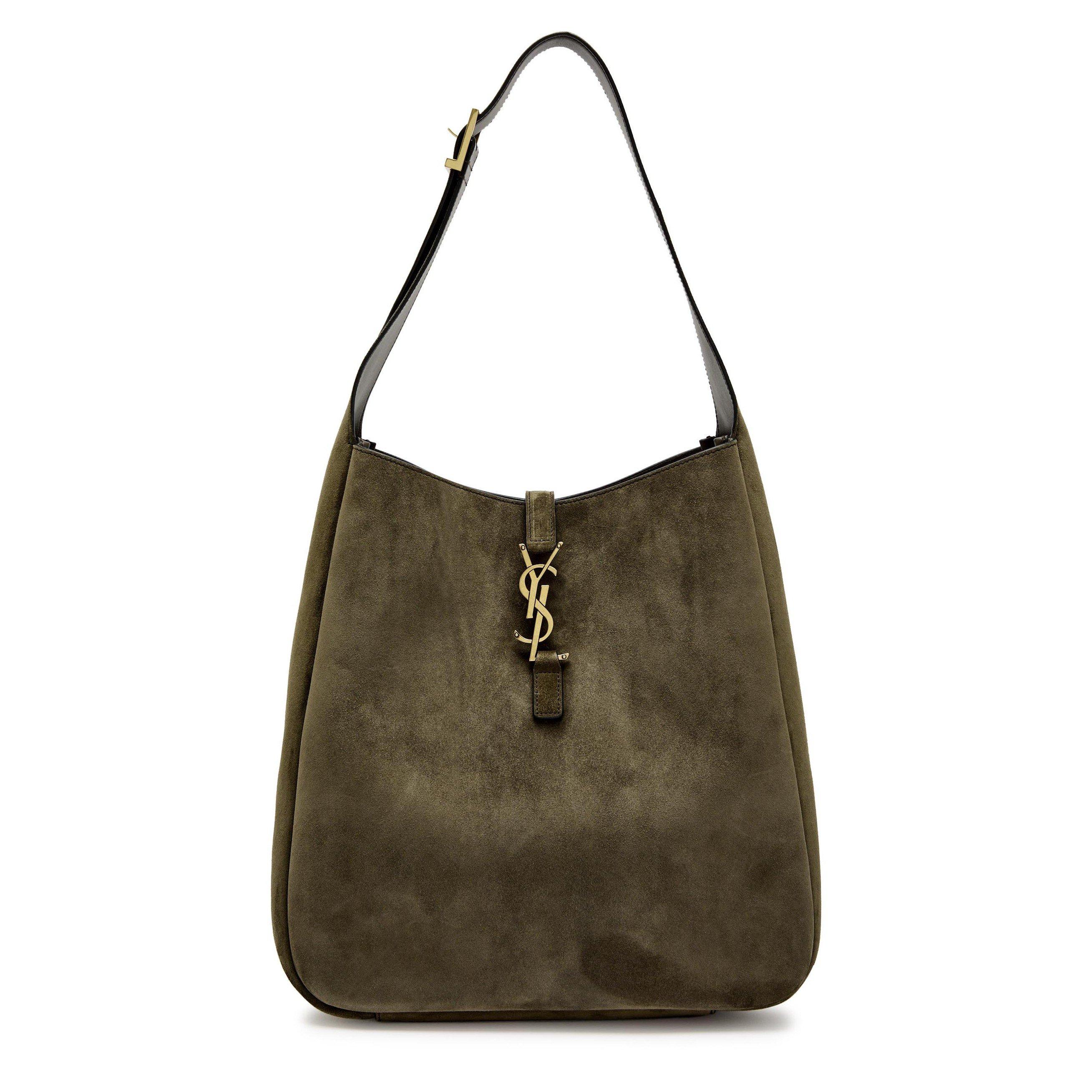 Saint Laurent 5 À 7 SUEDE LARGE HOBO BAG