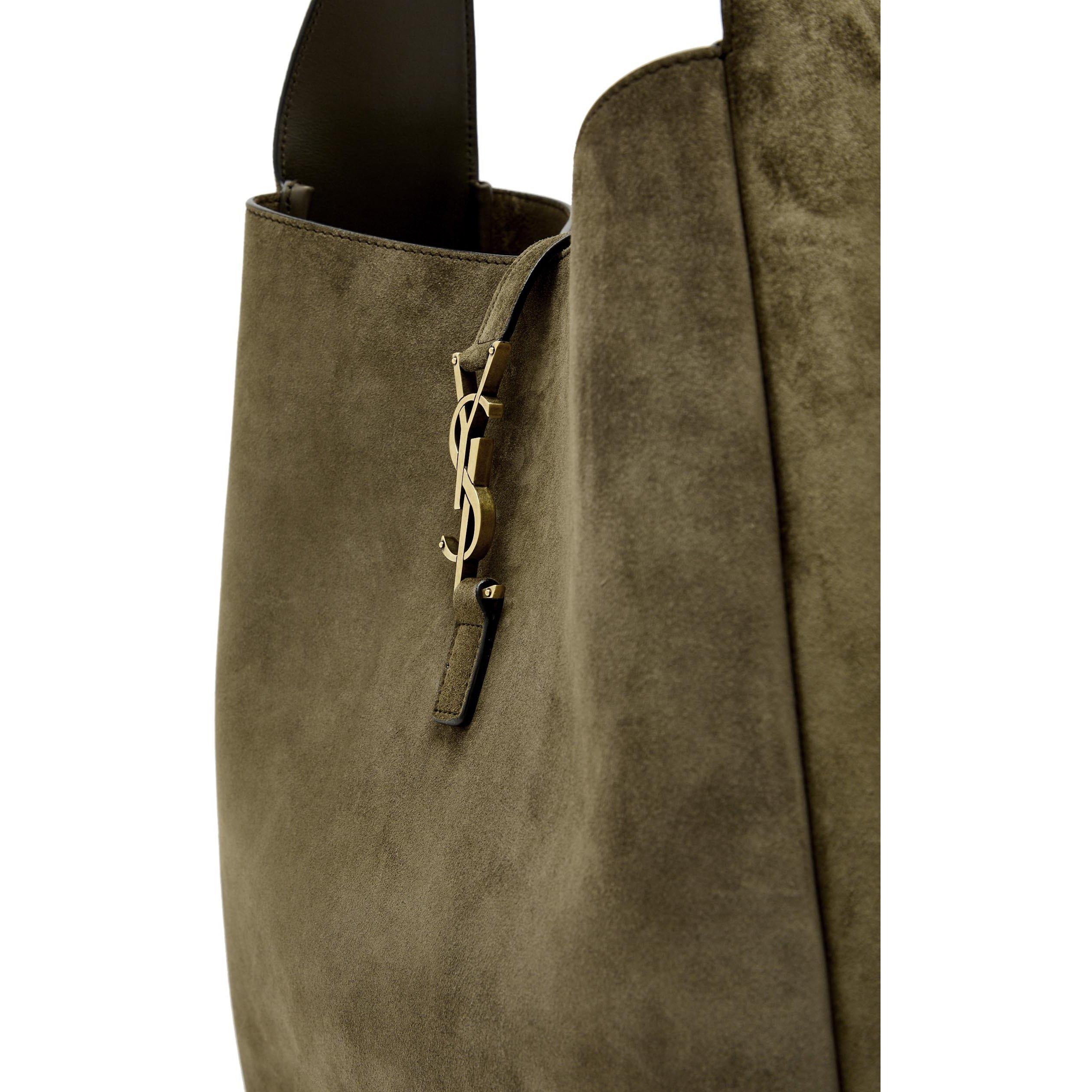 Saint Laurent 5 À 7 SUEDE LARGE HOBO BAG