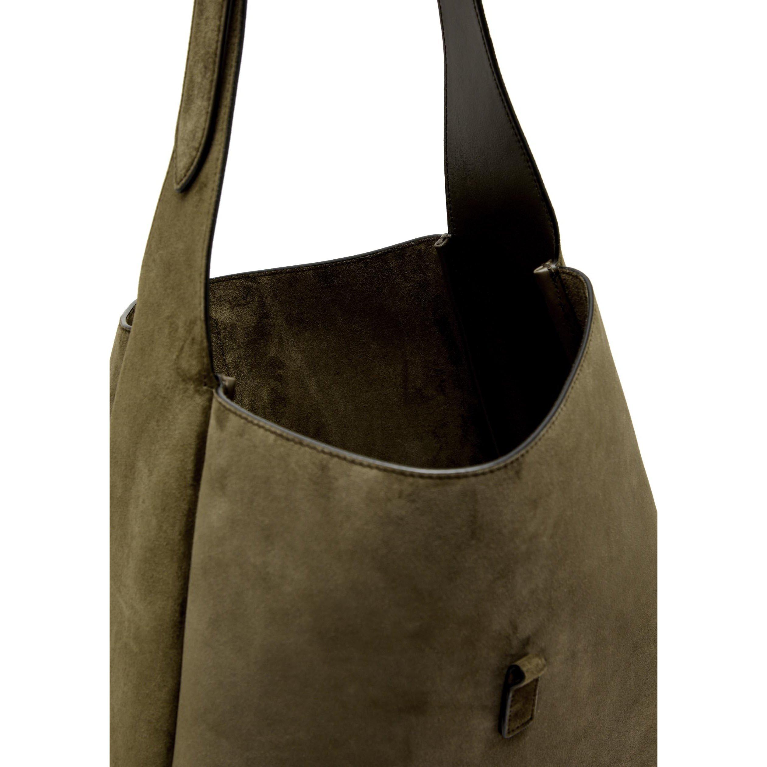 Saint Laurent 5 À 7 SUEDE LARGE HOBO BAG