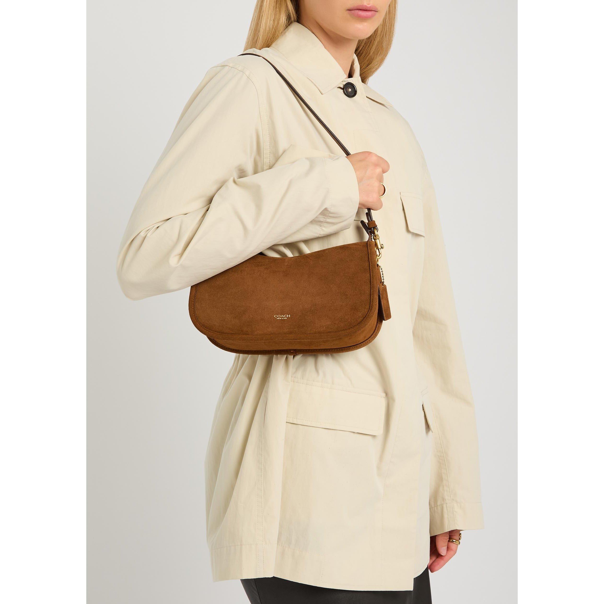 Coach Women's Waverly Suede Cross Body Bag