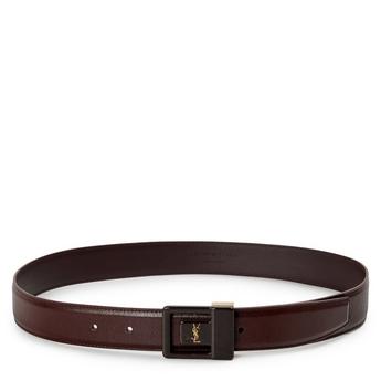 Women's Smooth Calfskin Square Leather Belt