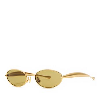 Sardine Metal Oval Oversized Sunglasses