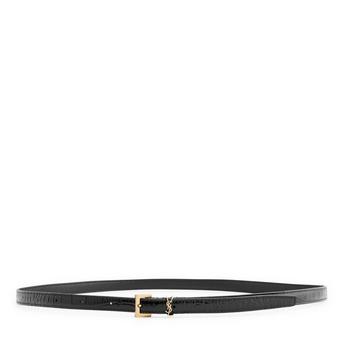 Women's Crocodile Embossed Leather Belt