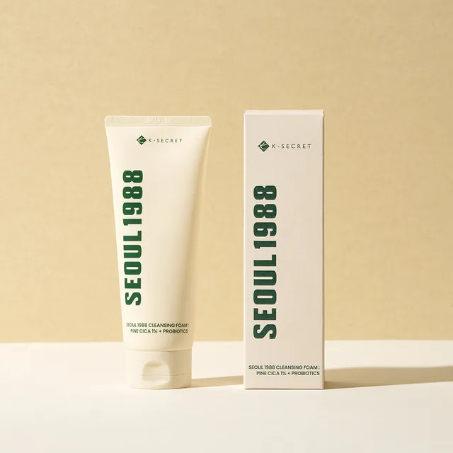 SEOUL 1988 Cleansing Foam : Pine Cica 1% + Probiotics