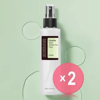 COSRX Centella Water Alcohol-Free Toner 2pcs Bundle Set