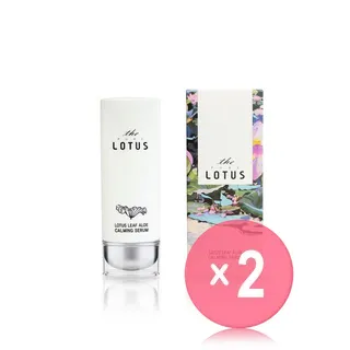 THE PURE LOTUS Lotus Leaf & Aloe Calming Serum 2pcs Bundle Set