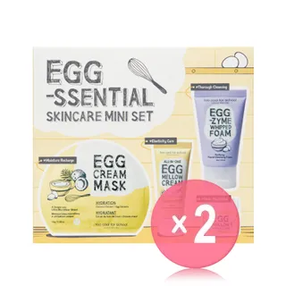 too cool for school Egg-Ssential Skincare Mini Set 2pcs Bundle Set