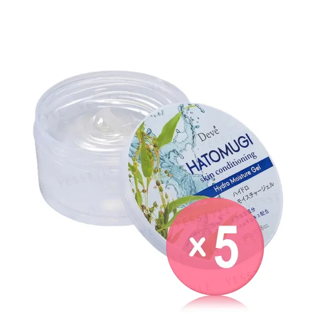 Deve Hatomugi Skin Conditioning Hydro Moisture Gel 5pcs Bundle Set
